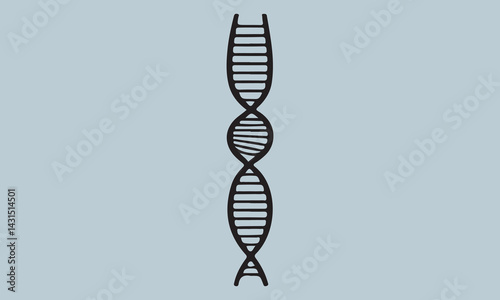 dna structure vector illustration