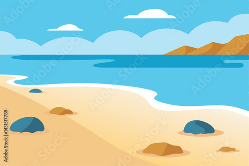 peaceful-beach-at-low-tide-with-exposed-rocks--she.eps