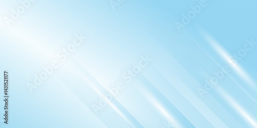 Paper Cut Blue color background abstract art vector