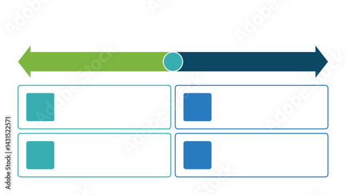 Current VS Future State infographic vector fully editable.