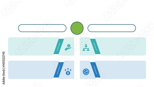 Current VS Future State infographic vector fully editable.