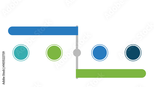 Current VS Future State infographic vector fully editable.