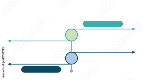 Current VS Future State infographic vector fully editable.