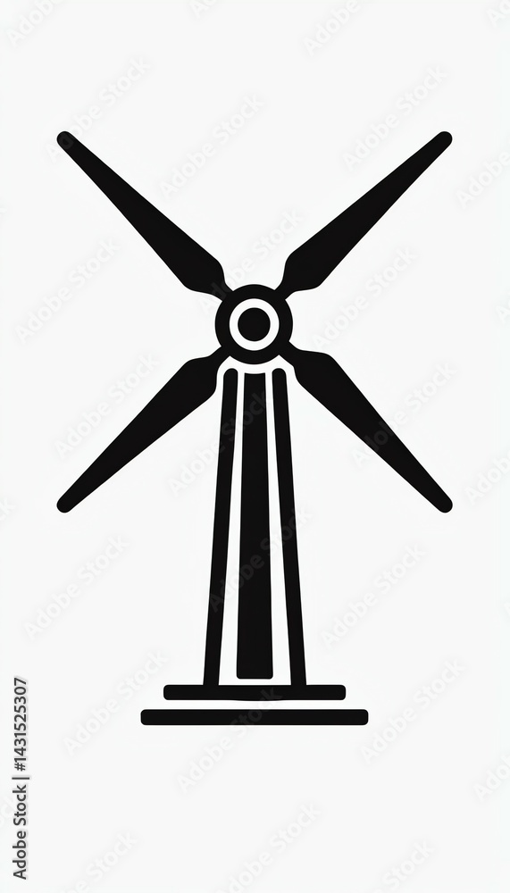 Minimalist black line icon of wind turbine on white background, simple wind energy icon in black outline, clean wind turbine symbol in minimalist style, environment, green, technology, motion
Minimalist black line icon of wind turbine on white background, simple wind energy icon in black outline, clean wind turbine symbol in minimalist style, environment, green, technology, motion