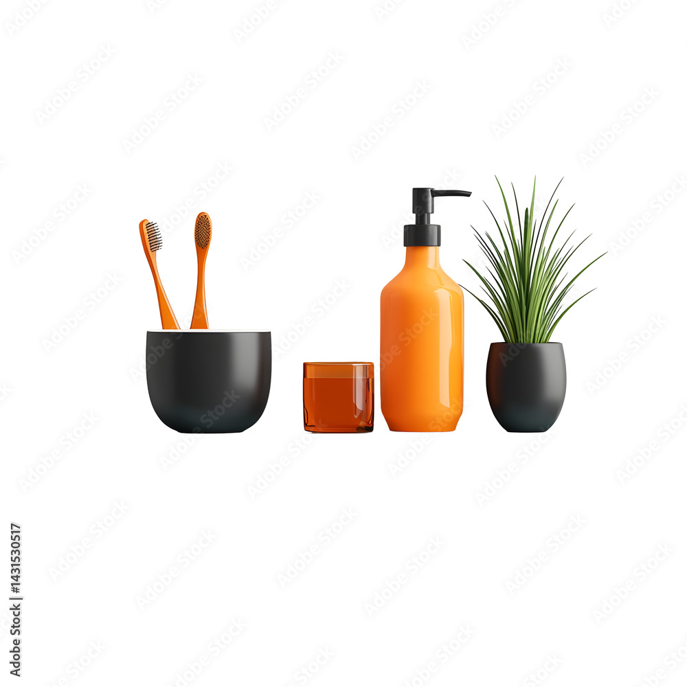 Elegant and functional bathroom shelf