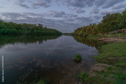 morning on the desna river photo