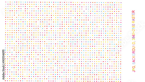 Abstract Halftone Raster Design For Text