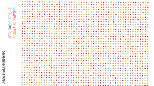 Abstract Halftone Raster Design For Text