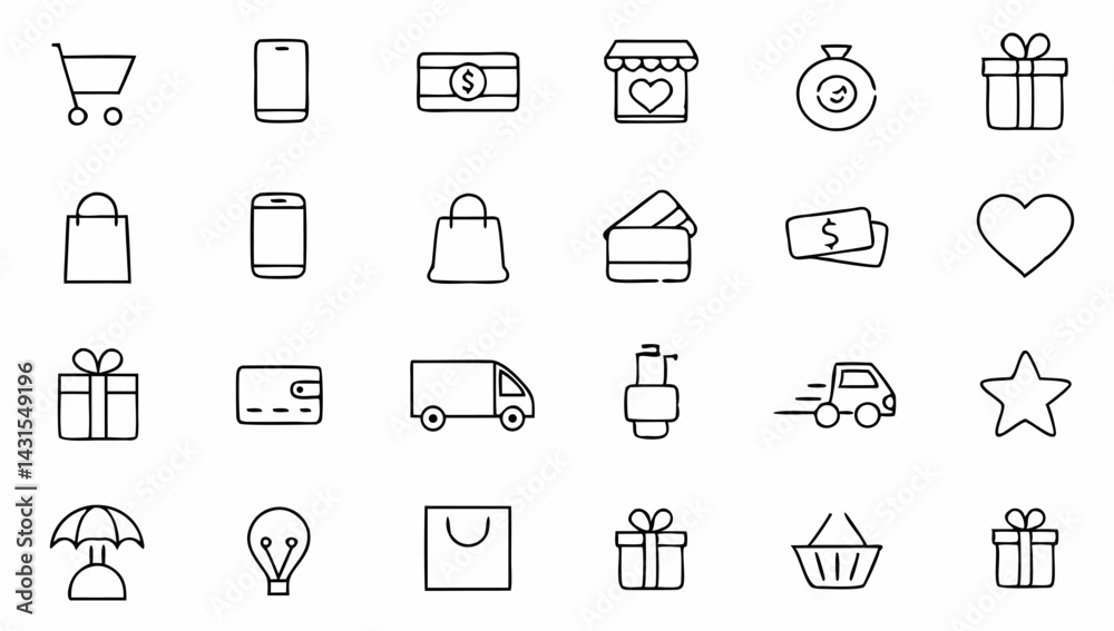 e commerce set of web icons in line style online .eps e commerce set of web icons in line style online .eps