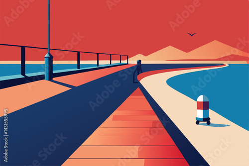 bridge over the river