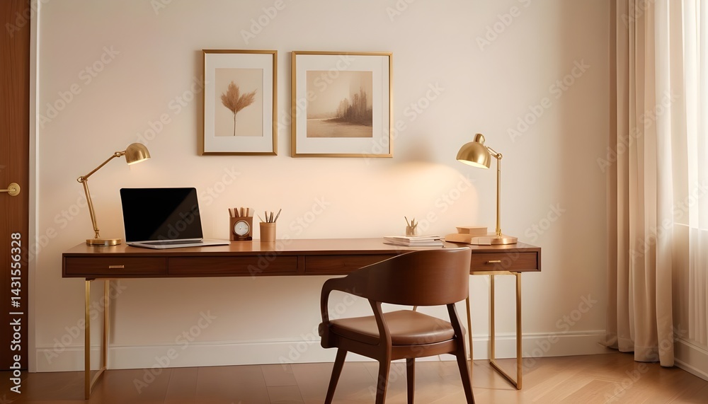 Photo interior modern design room 3d illustration Photo interior modern design room 3d illustration