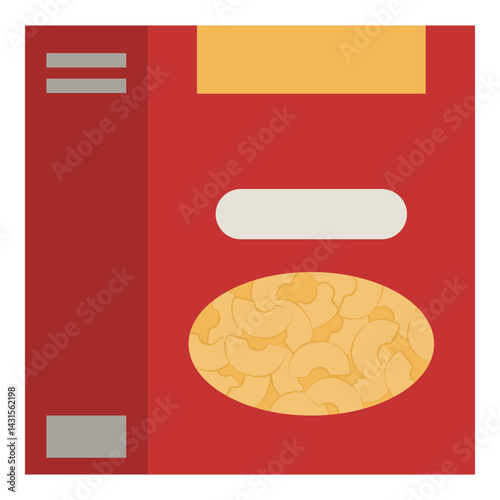 High quality macaroni pasta box on sale