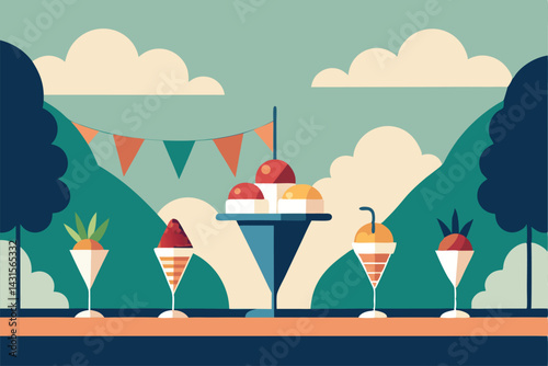 vector illustration of a restaurant
