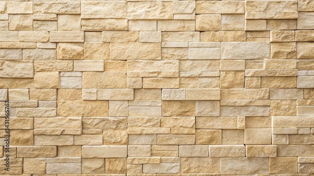 Elegant Beige Stone Wall Texture: Watercolor Style Background Elegant Beige Stone Wall Texture: Watercolor Style Background