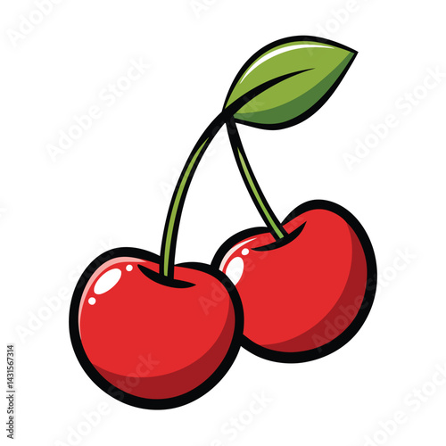 cherry vector illustration