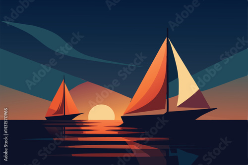 sails-glowing-in-late-day-ocean-breeze