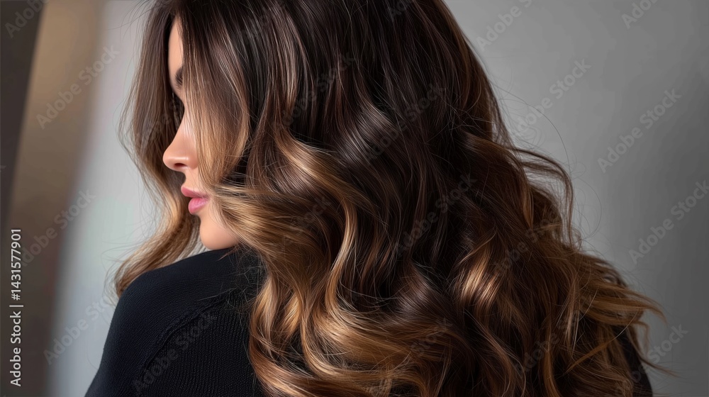 Fototapeta premium Warm Balayage for teen.