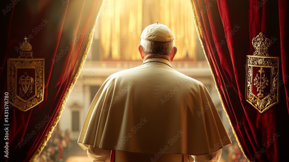 New Pope on the Vatican balcony