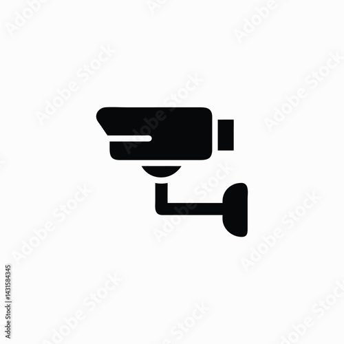 CCTV icons. Home security cameras icons. Vector illustration template