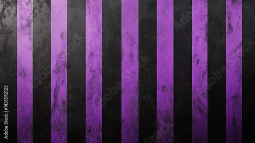 Abstract grunge purple and black vertical stripes background texture.