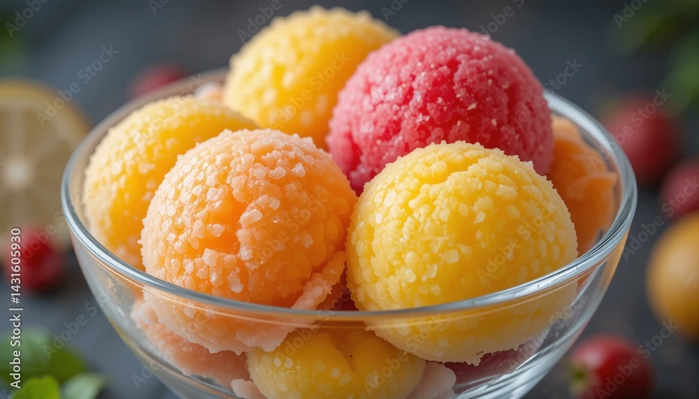 ice cream with fruits ice cream with fruits