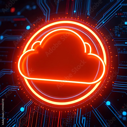 This Illuminated Cloud Offers an Ideal Storage Solution photo