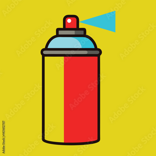 spray can vector illustration