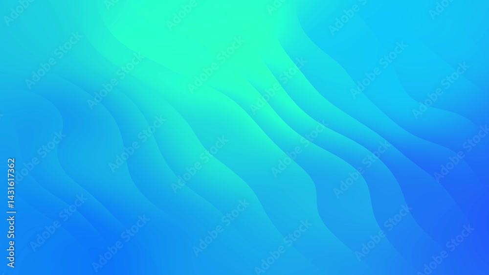 Animación abstracta de ondas y curvas en movimiento suave y fluido, con un gradiente colorido y una estética minimalista, moderna y premium.