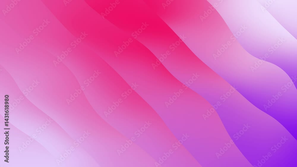 Animación abstracta de ondas y curvas en movimiento suave y fluido, con un gradiente colorido y una estética minimalista, moderna y premium.