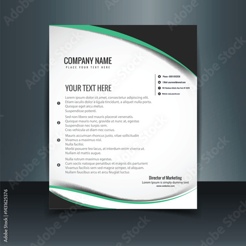 Modern Corporate Flyer Template for Business Marketing and Promotion