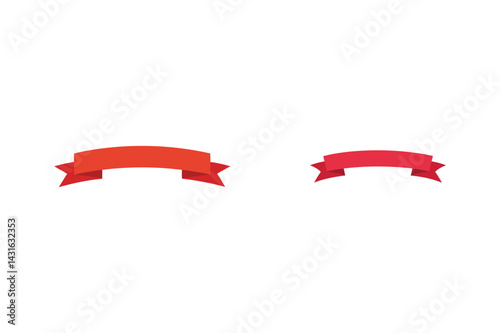 Ribbon Design for Title or Heading
