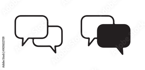 Chat, message, sms, chat, chatting, talk line icon vector illustration eps 10