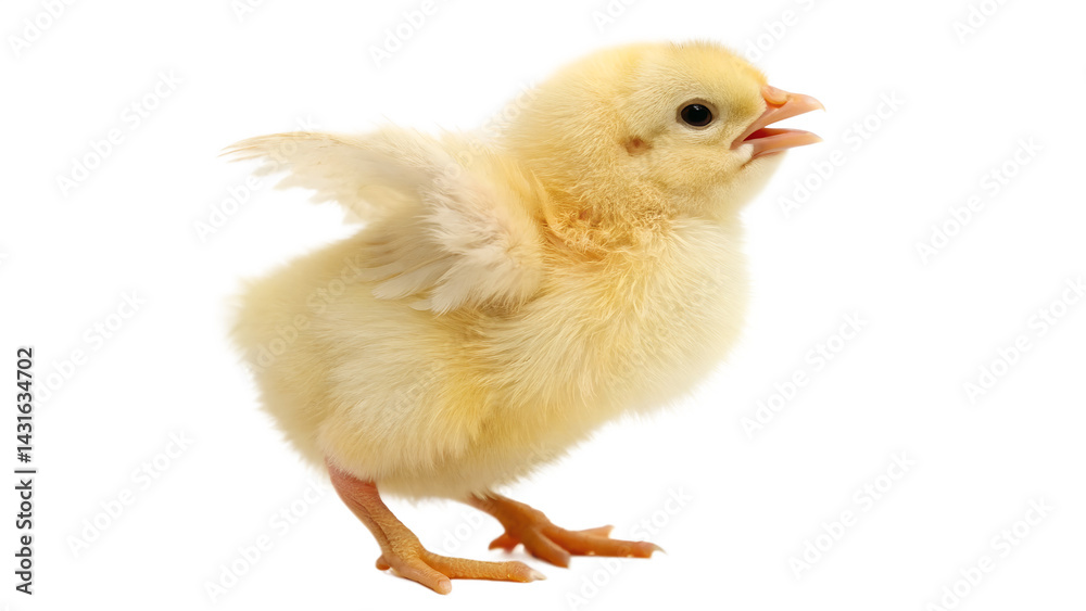 Fototapeta premium chicken isolated on white