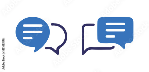 Comment icon speech bubble symbol. Speech bubble collection. Text Message Icon Images, Vector Illustration Eps 10