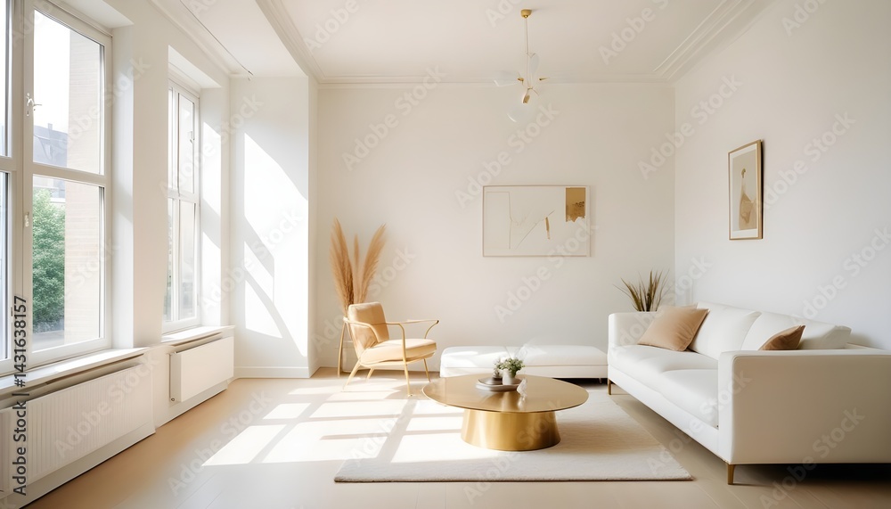Photo interior modern design room 3d illustration Photo interior modern design room 3d illustration