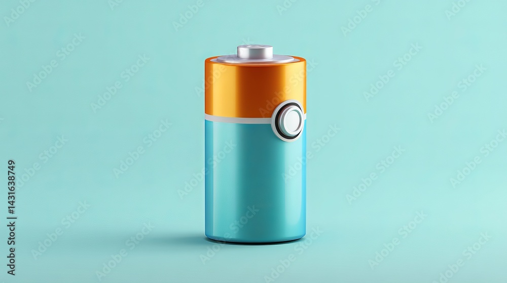 Battery icon from energy collection 3D illustration for web ecology and technology design templates Battery icon from energy collection 3D illustration for web ecology and technology design templates