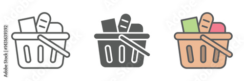 Food Safety Icons Set – Vector Illustrations in Multiple Styles