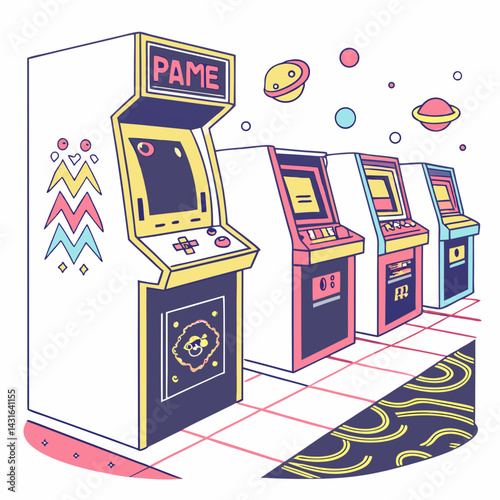 vector illustration of a computer