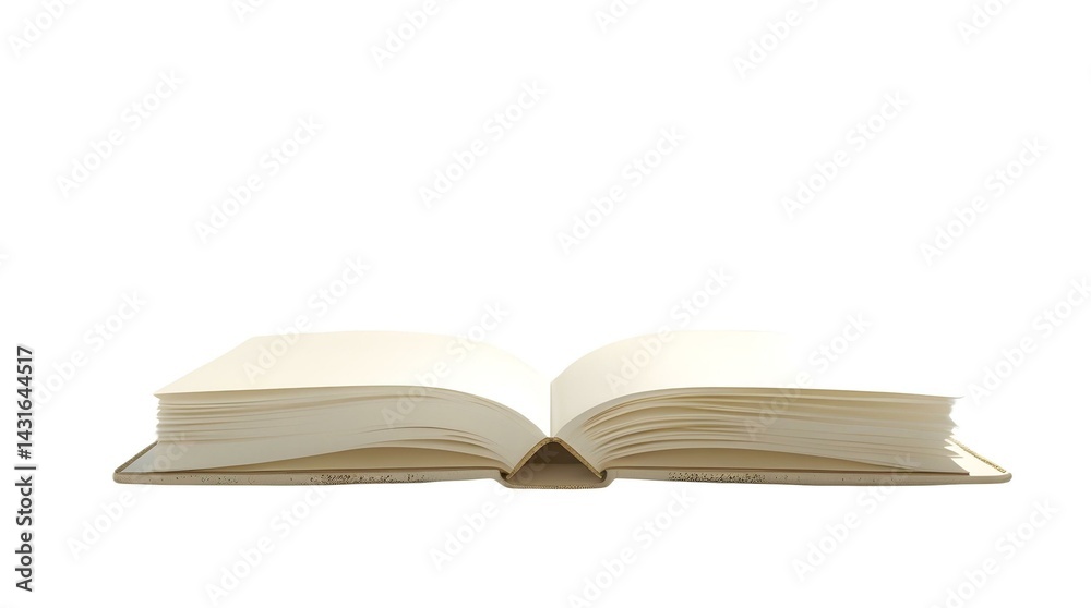 empty open book isolated on white empty open book isolated on white