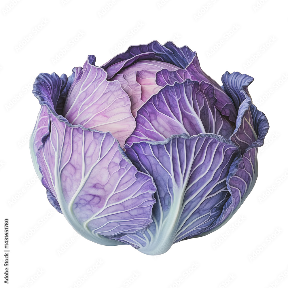 Obraz premium purple cabbage