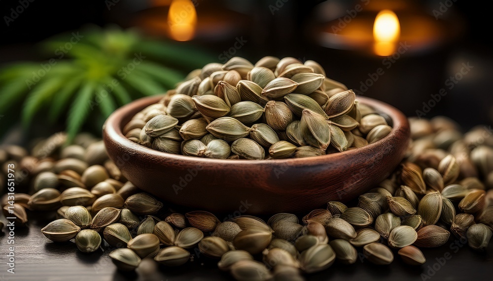 Obraz premium cannabis seeds