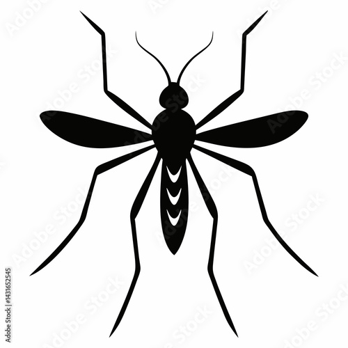 Timeless Mosquito Silhouette Art
