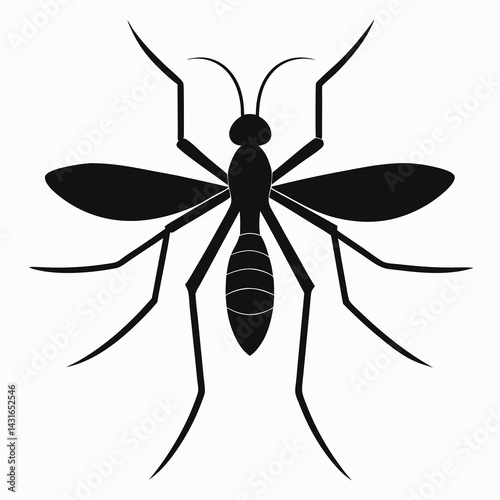 Timeless Mosquito Silhouette Art