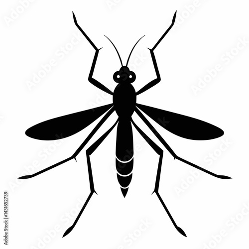 Timeless Mosquito Silhouette Art