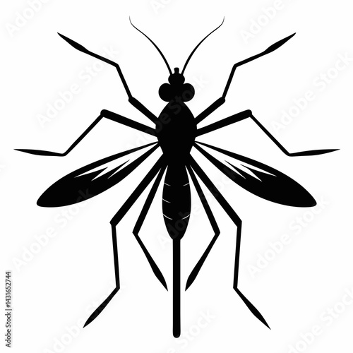 Timeless Mosquito Silhouette Art