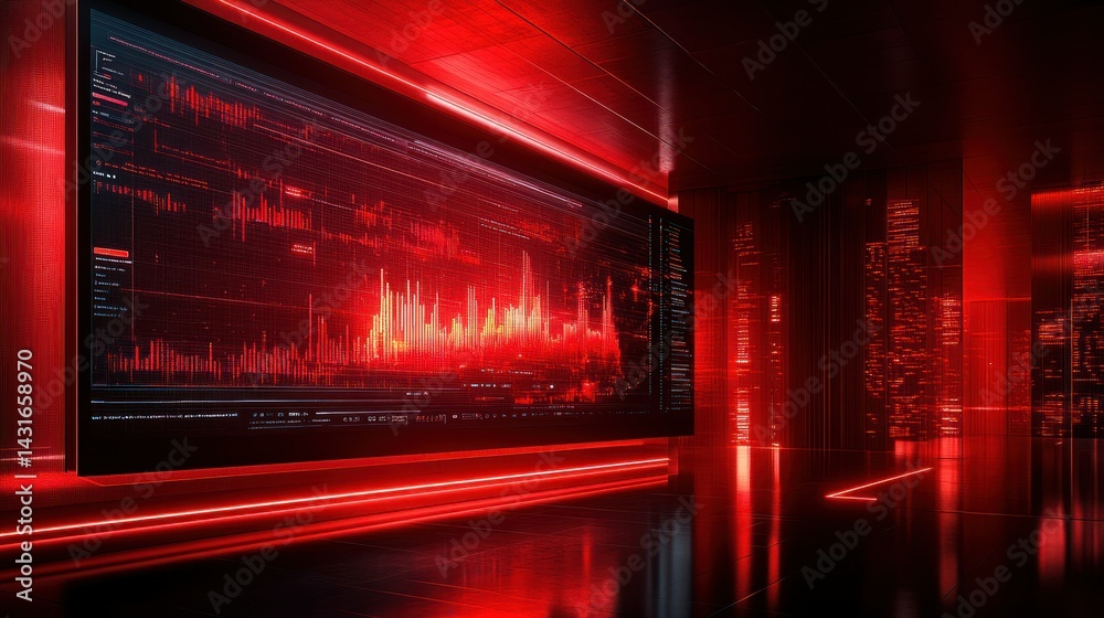 Red Tech Wall Display Red Tech Wall Display