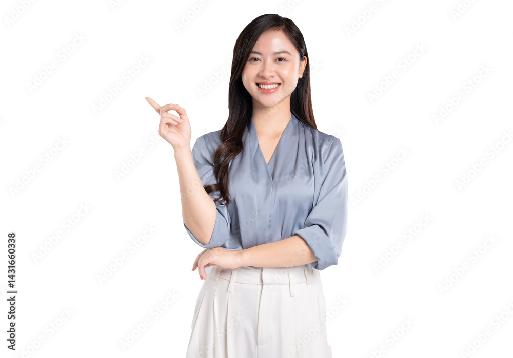 portrait of young asian businesswoman posing on background portrait of young asian businesswoman posing on background