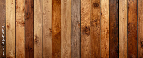 beautiful wooden wall background featuring vertical planks in various shades of brown, showcasing natural textures and patterns that evoke warmth and rustic charm