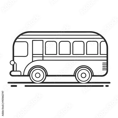 bus vector illustration