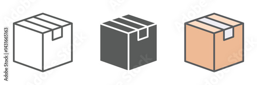 Production Icons Set – Vector Illustrations in Multiple Styles